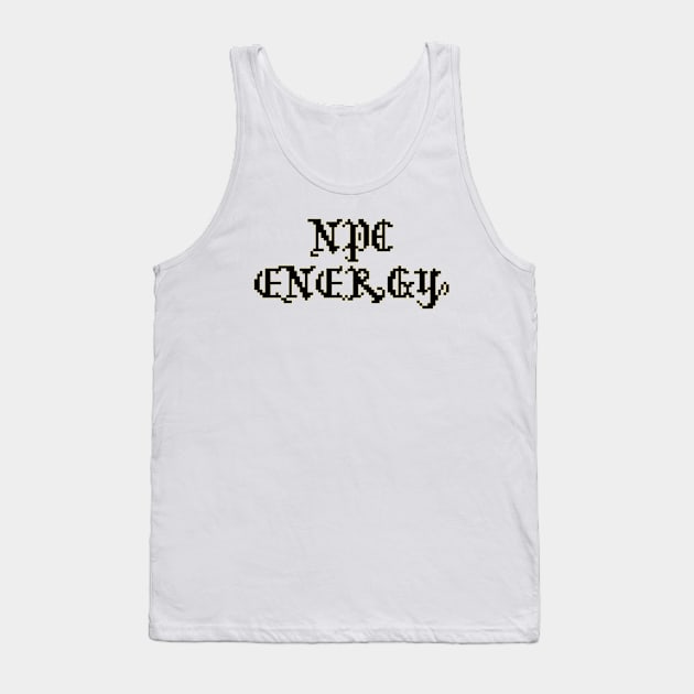 8Bit NPC Energy Tank Top by Dice Dragons Guild